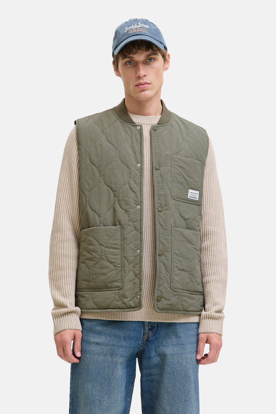 Veste sans manches - vert - ORIGINALS BY JACK & JONES