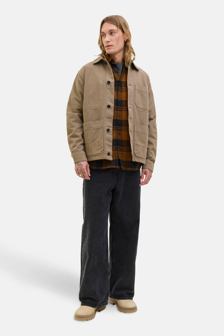 Hemd met lange mouwen - bruin - PREMIUM BLUE by JACK & JONES