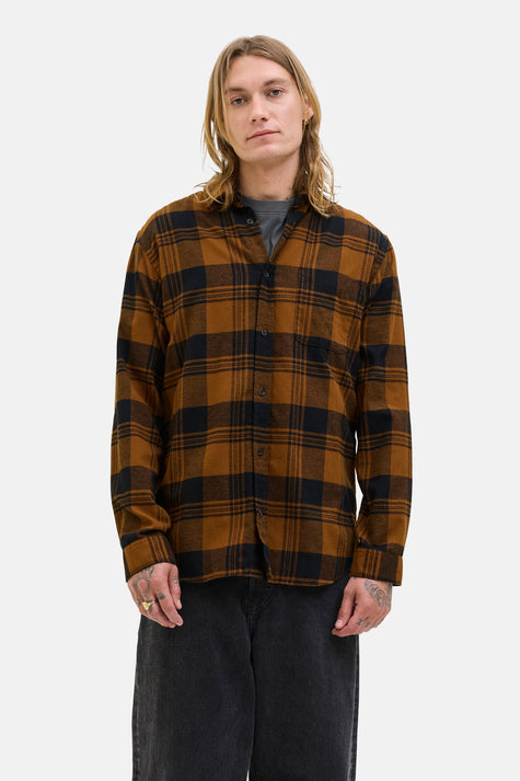 Chemise (manches longues) Brun - PREMIUM BLUE by JACK & JONES