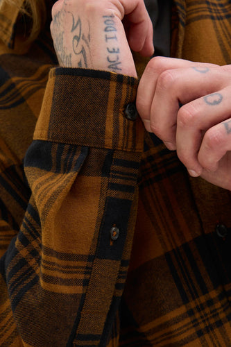 Hemd met lange mouwen - bruin - PREMIUM BLUE by JACK & JONES