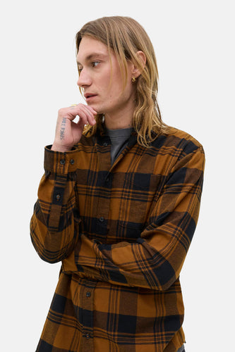 Hemd met lange mouwen - bruin - PREMIUM BLUE by JACK & JONES