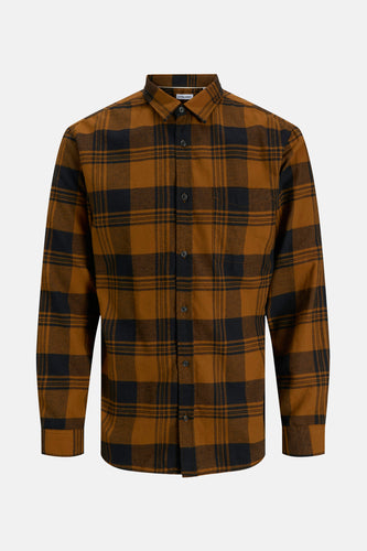 Hemd met lange mouwen - bruin - PREMIUM BLUE by JACK & JONES