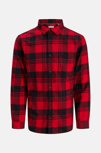 Chemise à manches longues - rouge