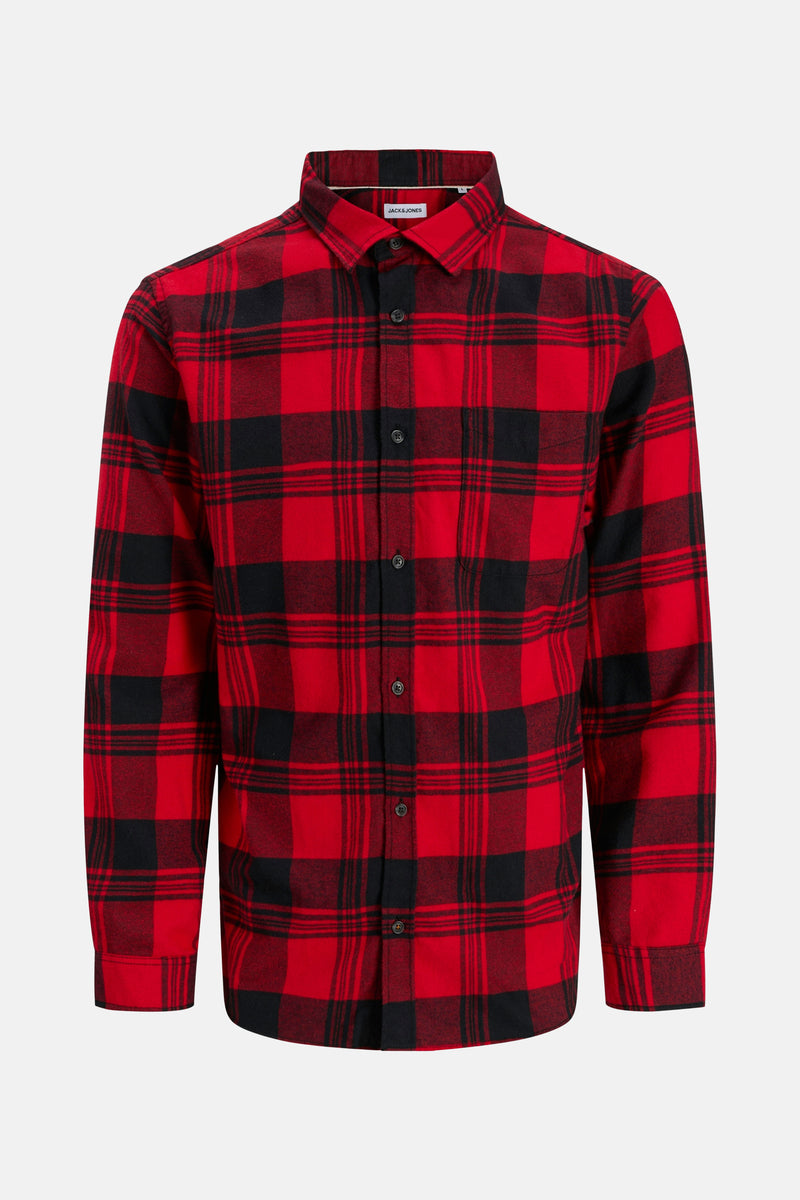 Chemise à manches longues - rouge