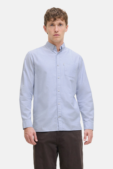 Chemise (manches longues) Bleu - PREMIUM by JACK & JONES