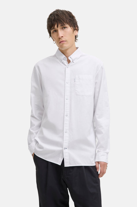 Chemise (manches longues) Blanc - PREMIUM by JACK & JONES