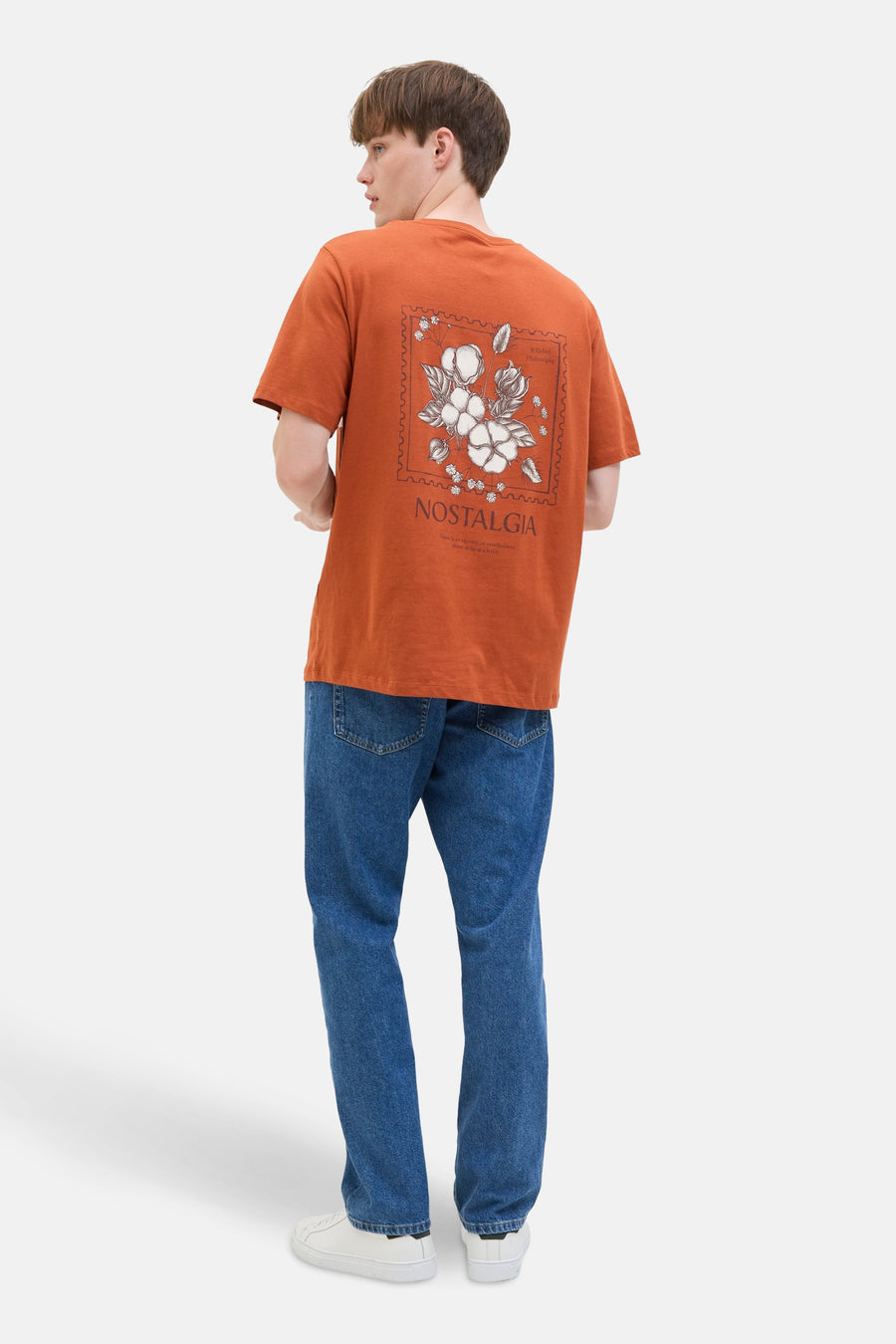 T-shirt à manches courtes - brun - JJREBEL