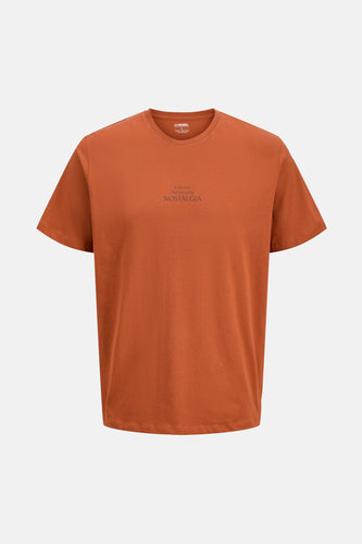 T-shirt à manches courtes - brun - JJREBEL