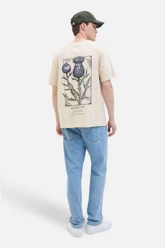 T-shirt à manches courtes - écru - JJREBEL