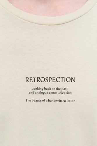 T-shirt à manches courtes - écru - JJREBEL