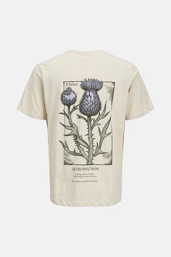 T-shirt à manches courtes - écru - JJREBEL