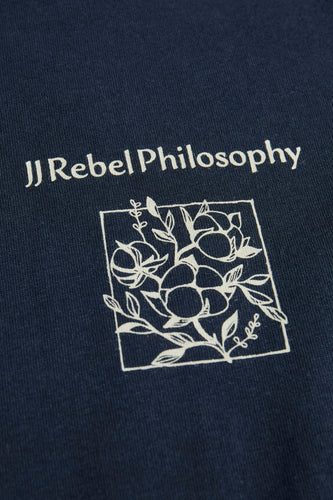 T-shirt à manches courtes - bleu - JJREBEL