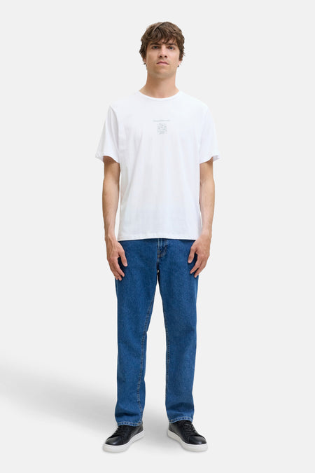 T-shirt (manches courtes) Blanc - JJREBEL