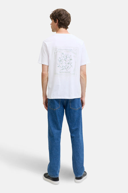 T-shirt (manches courtes) Blanc - JJREBEL