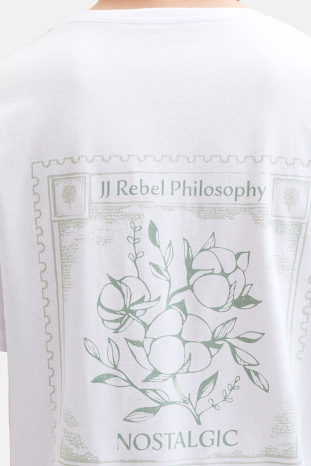 T-shirt (manches courtes) Blanc - JJREBEL