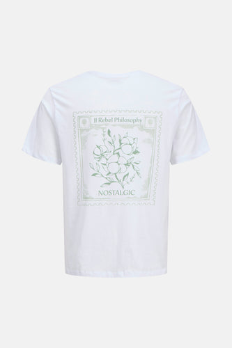 T-shirt à manches courtes - blanc - JJREBEL