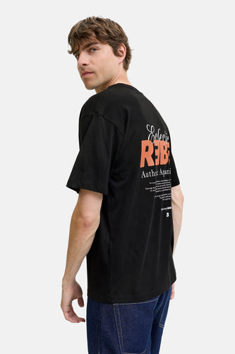 T-shirt à manches courtes - noir - JJREBEL