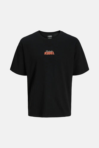 T-shirt à manches courtes - noir - JJREBEL