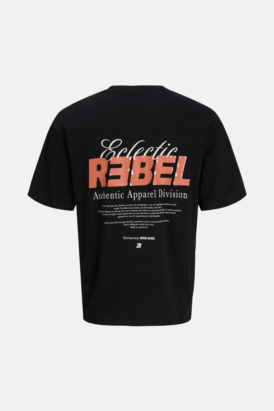T-shirt à manches courtes - noir - JJREBEL