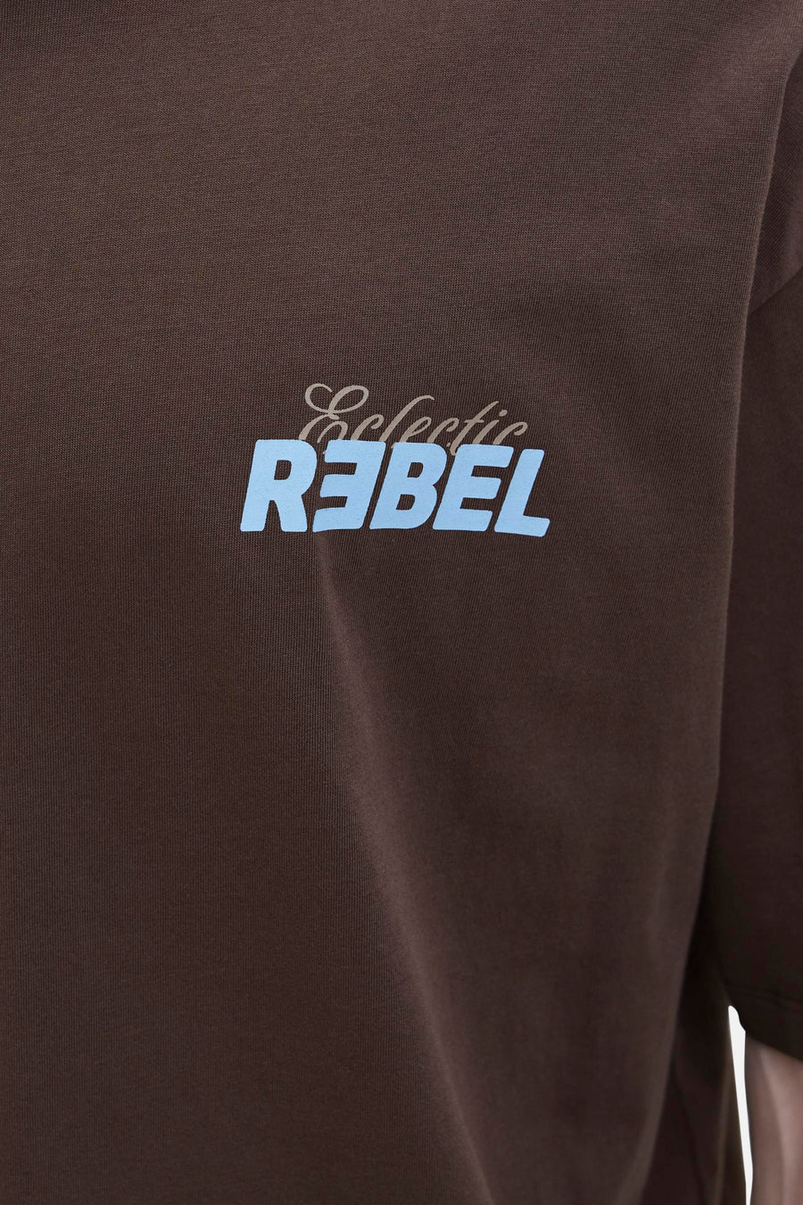 T-shirt à manches courtes - brun - JJREBEL