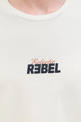 T-shirt à manches courtes - blanc - JJREBEL