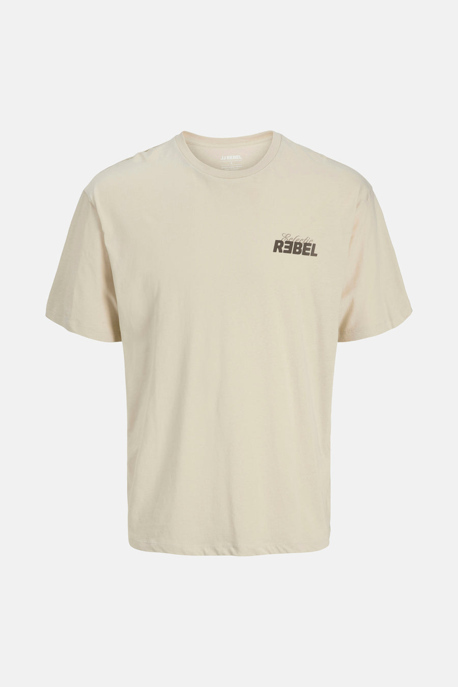 T-shirt à manches courtes - écru - JJREBEL