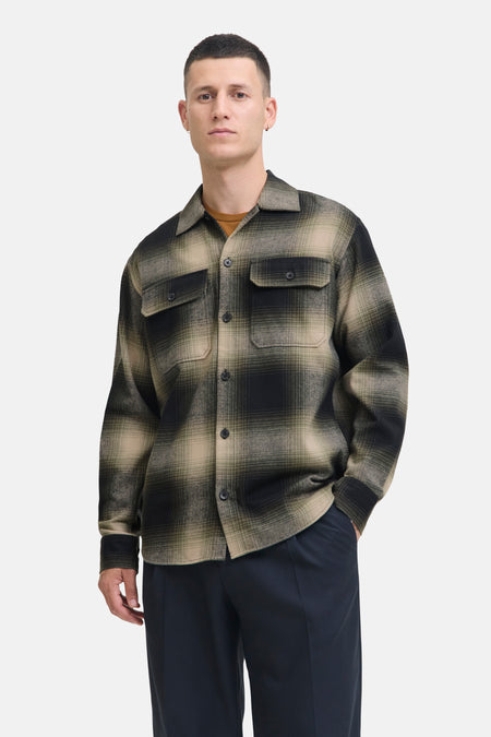 Chemise (manches longues) brun - ORIGINALS BY JACK & JONES