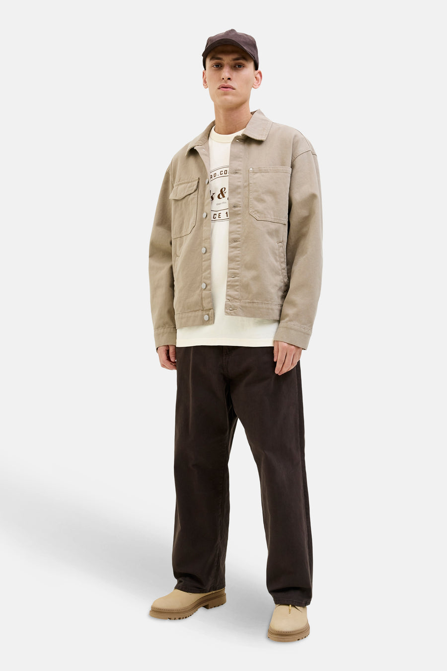 T-shirt (korte mouwen) ecru - ORIGINALS BY JACK & JONES - ORIGINALS BY JACK & JONES - 2