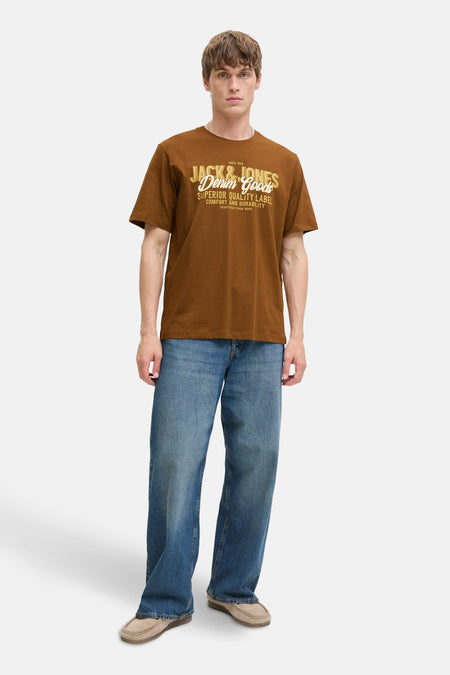 T-shirt met korte mouwen - bruin