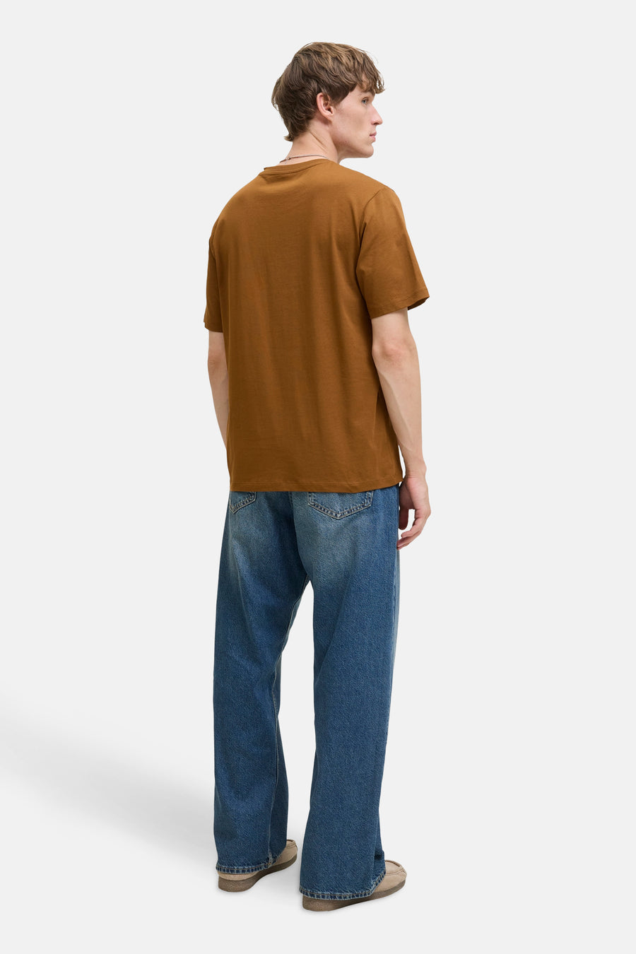 T-shirt à manches courtes - brun - ORIGINALS BY JACK & JONES