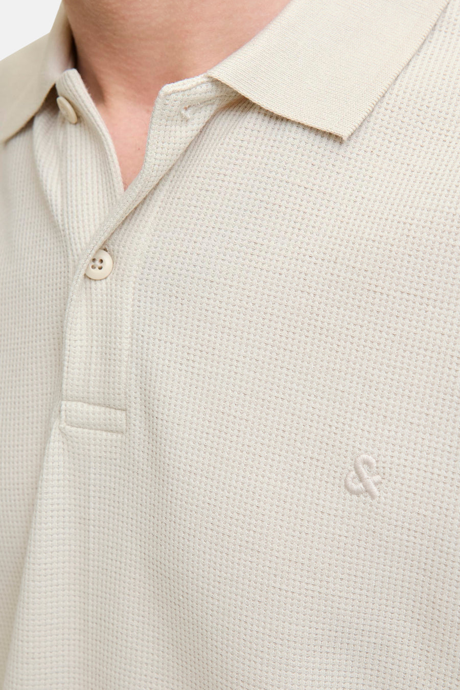 Pull met V-hals - beige - PREMIUM BLUE by JACK & JONES