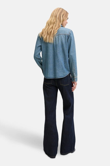 Jeans - dark blue denim