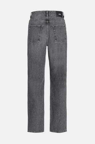 Jean droit gris de denim par JJXX, avec des poches à l'arrière et un étiquette de marque.
