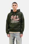 Sweat à capuche Vert - ORIGINALS BY JACK & JONES