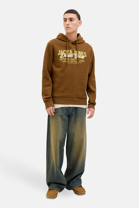 Sweat à capuche Brun - ORIGINALS BY JACK & JONES