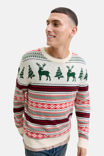 Pull à col rond - Multicolore - ORIGINALS BY JACK & JONES - 7