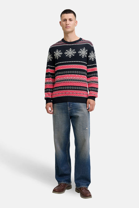 Trui met ronde hals blauw - ORIGINALS BY JACK & JONES