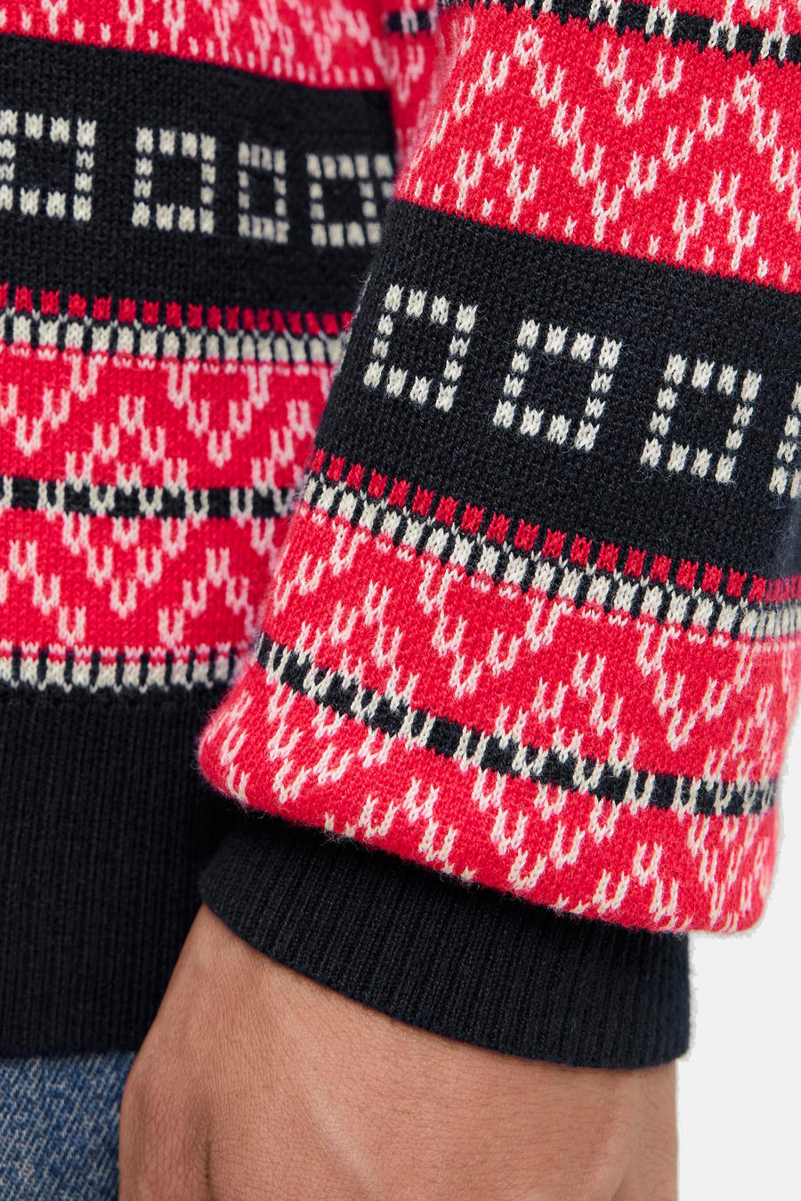 Pull à col rond - bleu - ORIGINALS BY JACK & JONES - 4