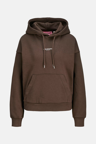 Sweater met kap - bruin - JJXX