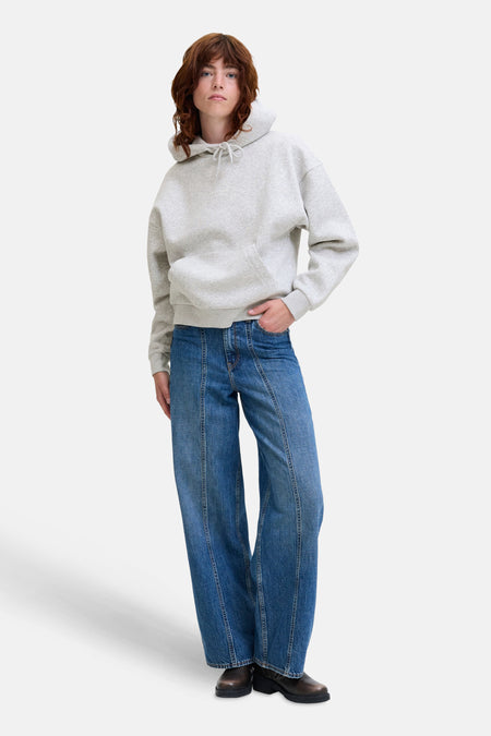 Sweater met kap - grijs