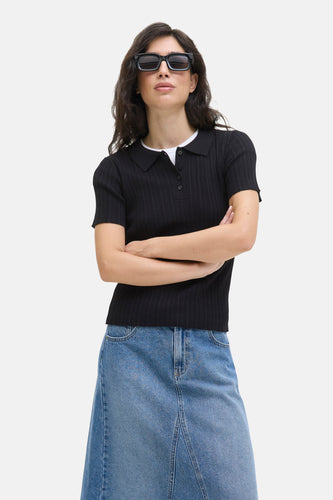 JXHADLEY TIGHT SS POLO KNIT NOOS