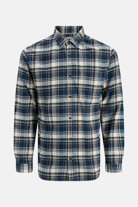 Hemd met lange mouwen - blauw
