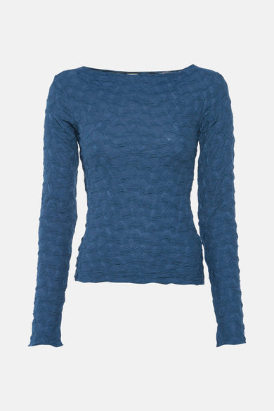 Top uni manche longue Bleu - 24 colours GmbH