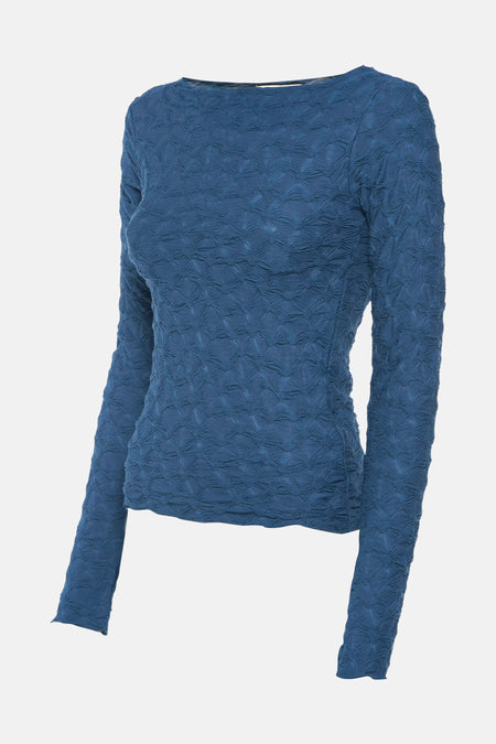 Top uni manche longue Bleu - 24 colours GmbH