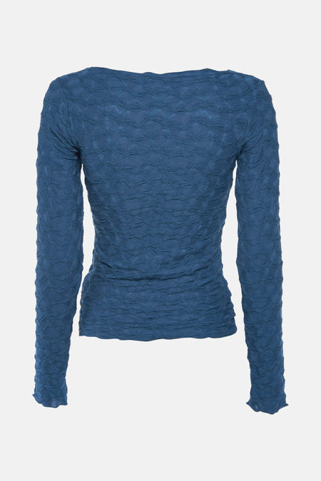 Top uni manche longue Bleu - 24 colours GmbH