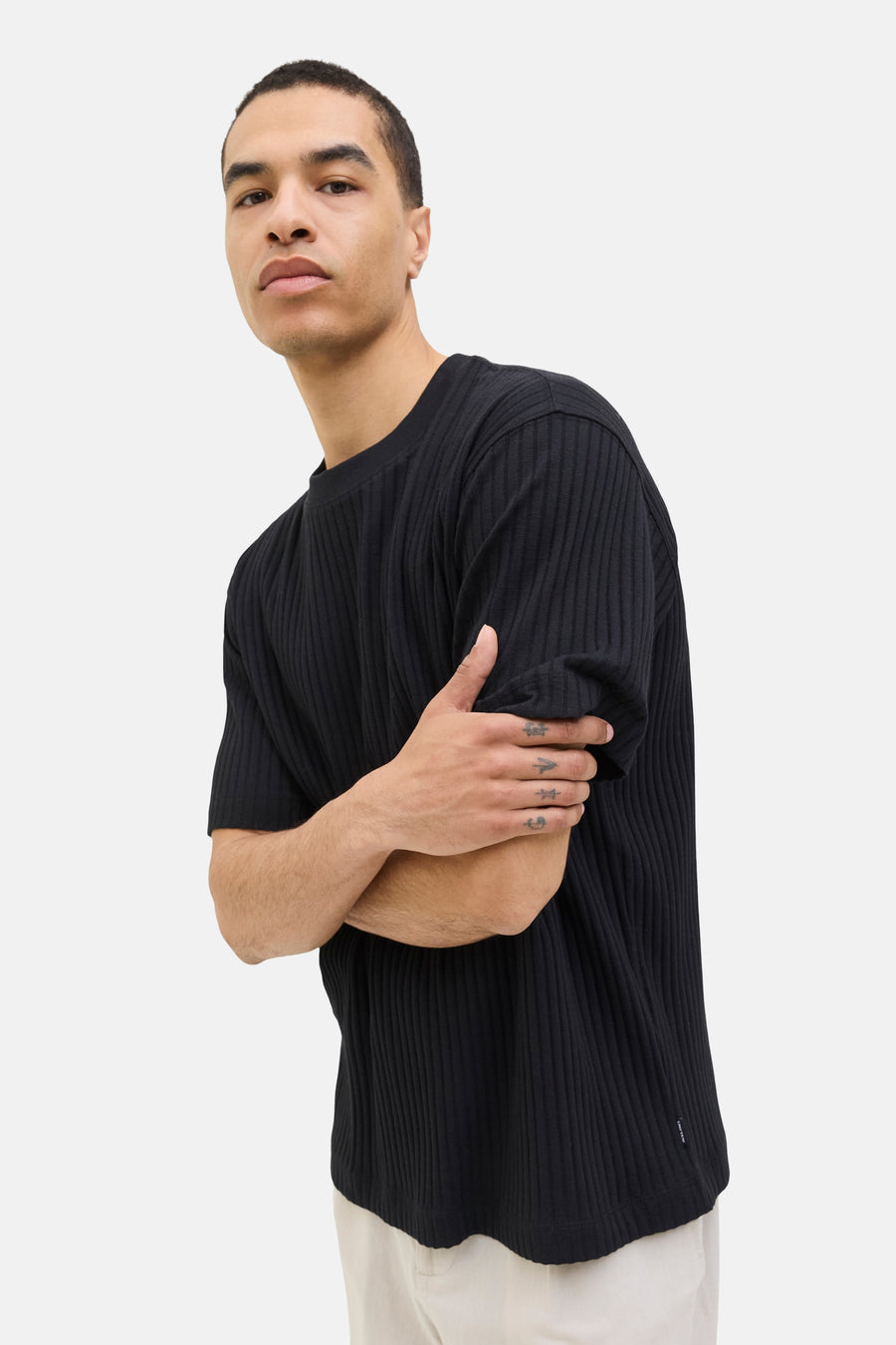 T-shirt à manches courtes - noir - CORE BY JACK & JONES