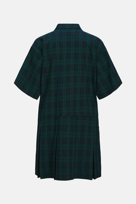 Kleedje met korte mouwen - blauw