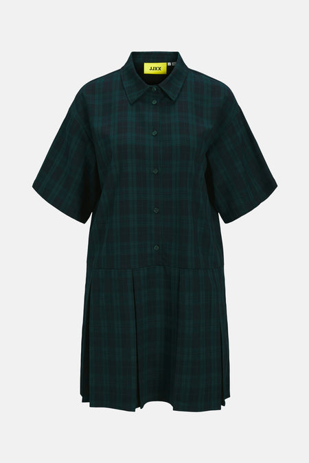 Kleedje met korte mouwen - blauw