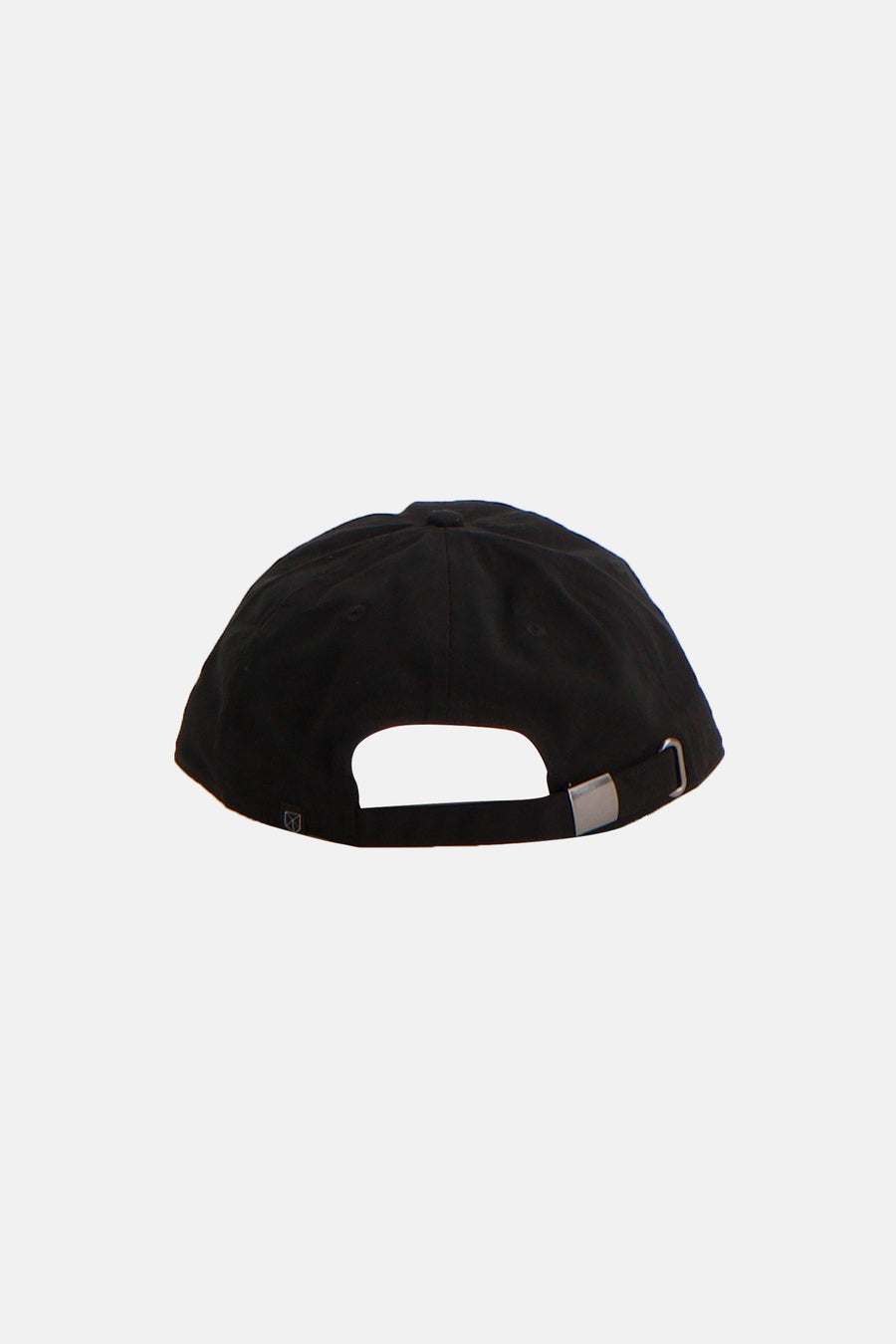 Zwarte pet van ACCESSORIES BY JACK & JONES, achteraanzicht met verstelbare band.