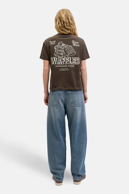 T-shirt met korte mouwen - bruin